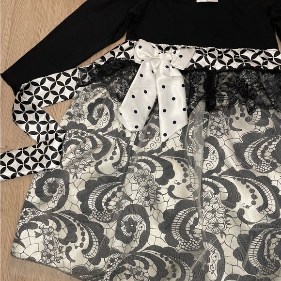 She Bloom toddler dress in black and white. NWT - Picture 3 of 6